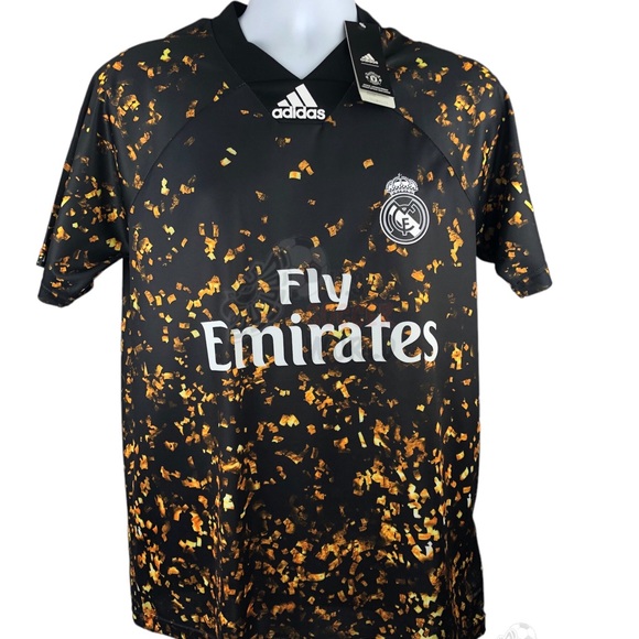 NEW Training Warm Up Benzema #9 Real Madrid Mens Soccer Jersey - Picture 2 of 12